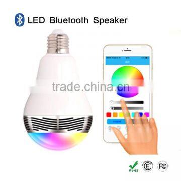 Pefect Disco bluetooth Speaker led bulb,wireless mini bluetooth Speaker with led light