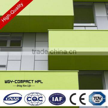 WGY hpl compact laminate board wall/theater wall cladding