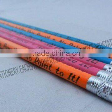 7 Inches Drawing Wooden HB Pencil With Double Eraser