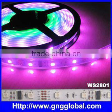 digital programmable rgb led strip waterproof ws2801 ws2811 ws2812b