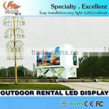 Big size RGX P6 outdoor China movies sex screen ,rental stage led display for advertising