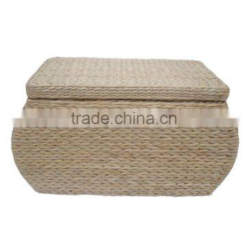 new arrived wholesale decorative handmade woven kids storage basket sitting stool