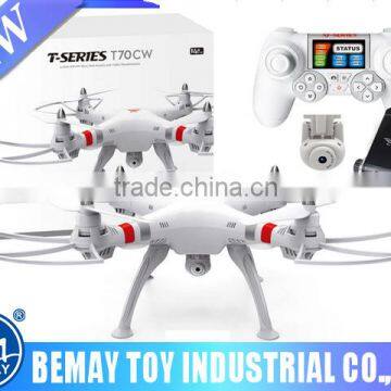 2.4G drone wifi camera with lights T70CW PK Drone Syma X8W HD camera