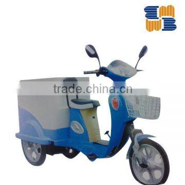 80L Three wheel electric scooter / garbage dumper