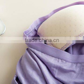 Modal BraT-Shirt Tank Top Long Sleeve Wiith Cup SportsWear photo-5