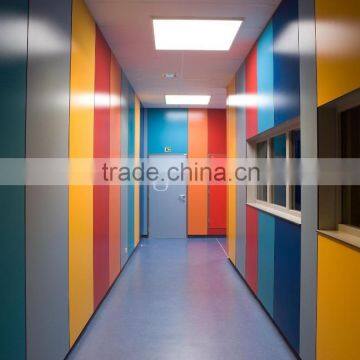 cheap colorful interior HPL wall panel in facade for buildings compact phenolic board