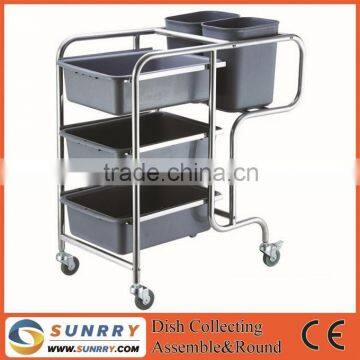 Good Quality Food Service Trolley Prices Round Hotel Laundry And Cleaning Equipment photo-2