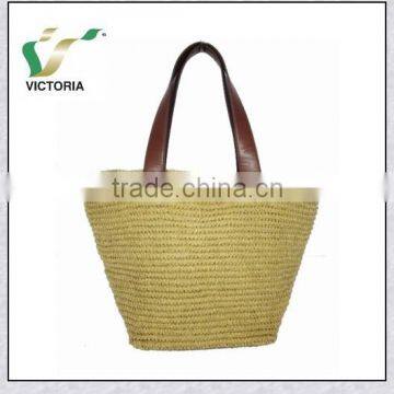 Paper Straw Beach Bag