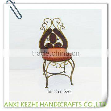 Restaurant Furniture Metal Frame Cafe Dining Chair