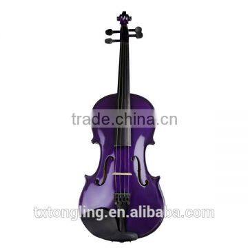 (TL-VP03A )Cheapest Plywood Violin Universal VVolin Coloured Violins photo-2