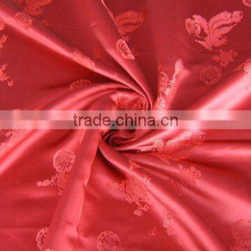 red brocade fabric