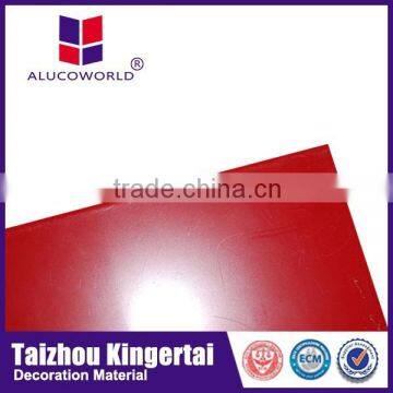 Alucoworld high quality advertising printing material aluminium composite panel digital board for printing