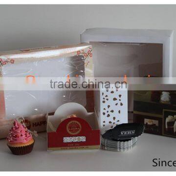 OEM window cardboard cake box