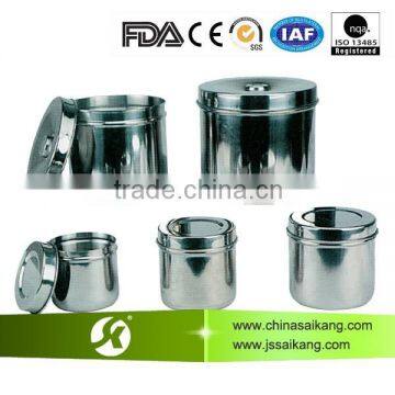 SKN002 High Quality Stainess Steel Instrument Cans