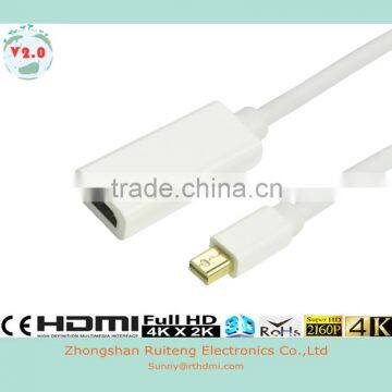 Low price mini DP Male to HDMI Female(both ABS)