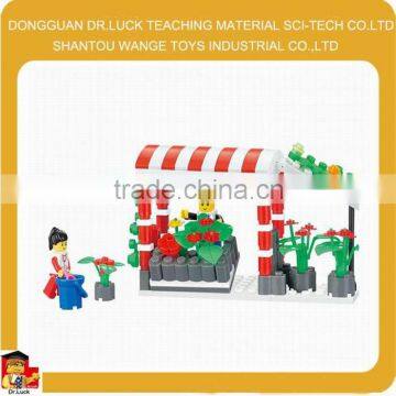 Block Set Kids Toys shop Building Brick assembly set