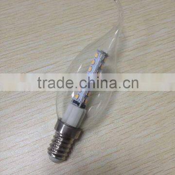 led candle light for indoor led retro bulbs lamp ce warm white E14 110v-240v for usa uk