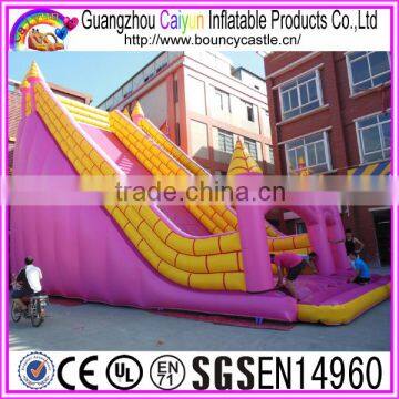 Pink Inflatable Dry Slide With Arch Hot Sales