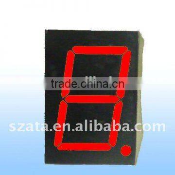 red color 0.5 inch one digit seven segment led display screen