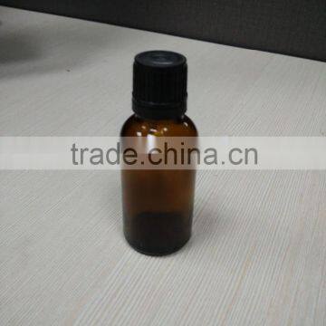 20ml Amber Glass Essential Oil Bottle with Plastic Cap