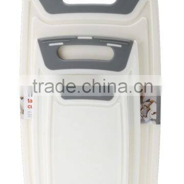 plastic 3pcs 9mm thick cutting boards chopping boards set accept custom size custom logo