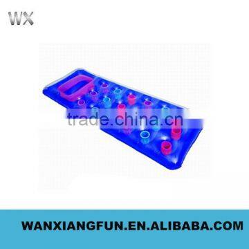 Inflatable floating mattress, 18 holes pvc inflatable floating mat adult water toy                        
                                                                                Supplier's Choice