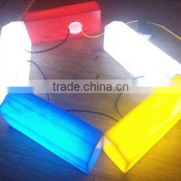 Colorful LED Light Curbs for Road Side Curbstone, LED Lights Curbs