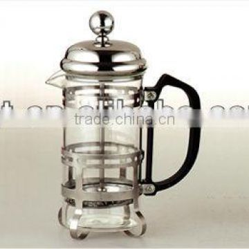 glass and stainless steel coffee maker