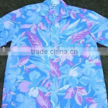 solid color hawaiian men shirts