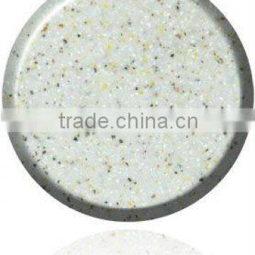 Artificial Sparkle Pure White Quartz Stone Countertops Cy1104