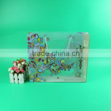 good quality pp plastic drawstring bag with logo print