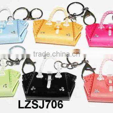 fashion bag shaped keychain LZSJ706