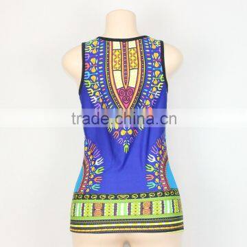 The Factory Price Wholesale Women Tank Tops, Plain Tank Tops,African Dashiki Tops Quality Choice photo-4