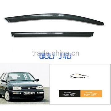 CAR DOOR VISOR RAIN DEFLECTOR FOR GOLF 4 HIB 5D