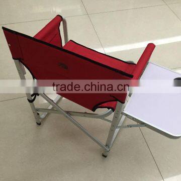 Aluminum Folding Director Chair With Side Table and Pocket photo-3