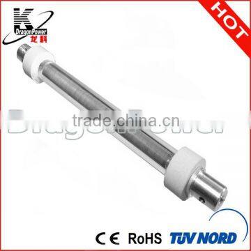 Heating element heating halogen lamps