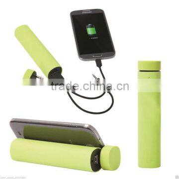 Factory 3 In1 Functions Mobile Phone Holder 4000mah Power Banks,power Tube Speaker,power Bank Bluetooth Speaker photo-2