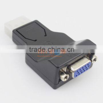 DisPlayPort to VGA Adapter DP Male to D-sub Female Connector Display port Male to 15P D-sub VGA Female Video converter