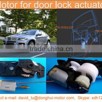 24mm flat type door lock actuator motor brushed dc motor