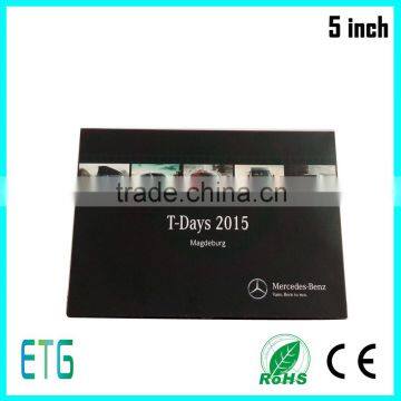 lcd oem color/size invitation video card