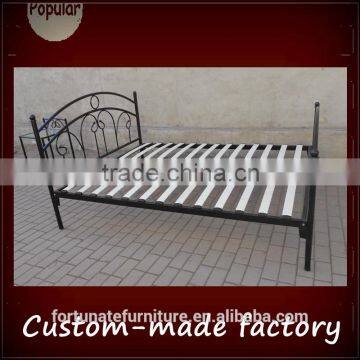 European style double metal bed frame