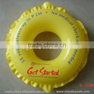 Guangzhou China high quality yellow inflatable swimming ring