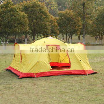 7-8 person outdoor camping tent with 2 windows