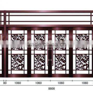 China style Used commercial door copper door for buildings B-25