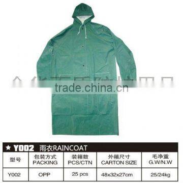 PVC raincoat