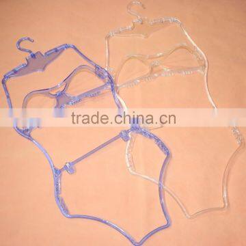 Transparent swimsuit cloth hanger for wholesale