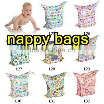 napppies bag Re-usalbe washable with two zippers