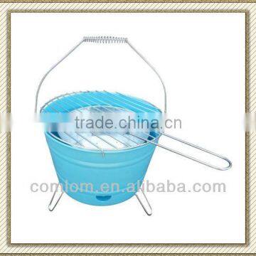 Bucket Shape Charcoal BBQ Grill, Bucket BBQ Stove