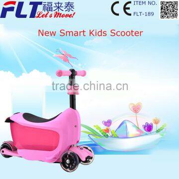 Best Kids 3 in 1 scooter with stable seat & nice drawer for Christmas gift