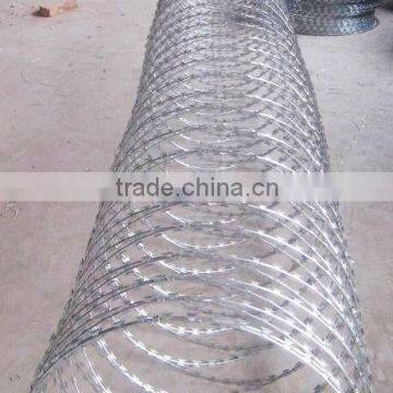 Razor barbed wire philippines/steel wire material barbed wire